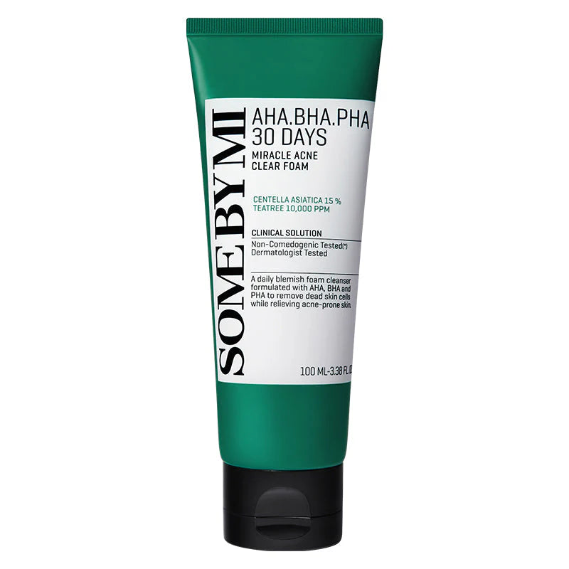 AHA,BHA,PHA 30 Days Miracle Acne Clear Foam